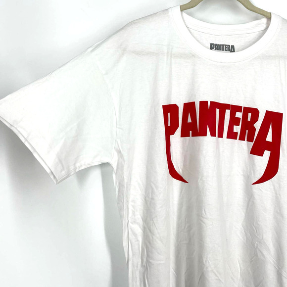 Pantera White Band Tee 100% Cotton T-Shirt Size 2XL NWOT - Picture 4 of 6